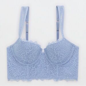 Aerie Show Off Summer Lace Balconette Bra